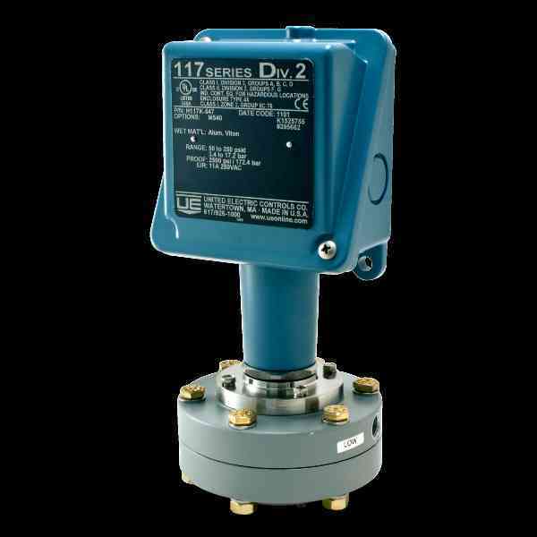 117 Series Pressure  Switch (H117 Models 183-189 )