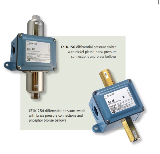 UE controls J21k series Differential pressure switch  Model 232-254