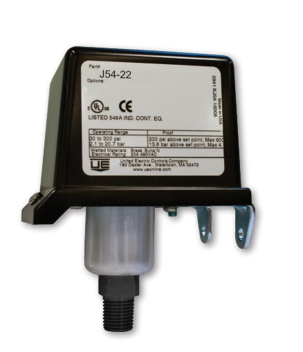 UE Controls 54 Series Pressure switches  (J54 Models 16009)